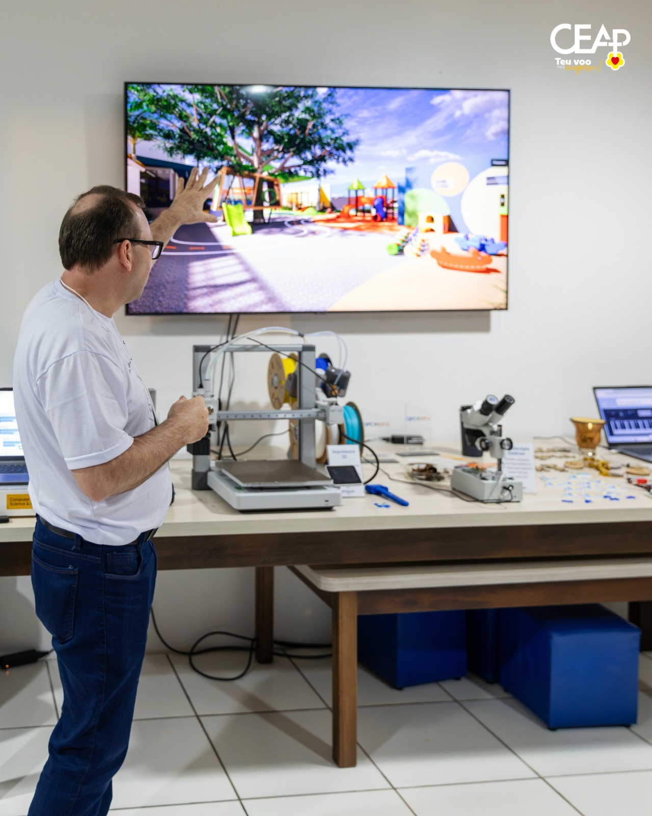 Foto principal — CEAP apresenta projeto do novo CEAPzinho durante a ExpoFest Ijuí