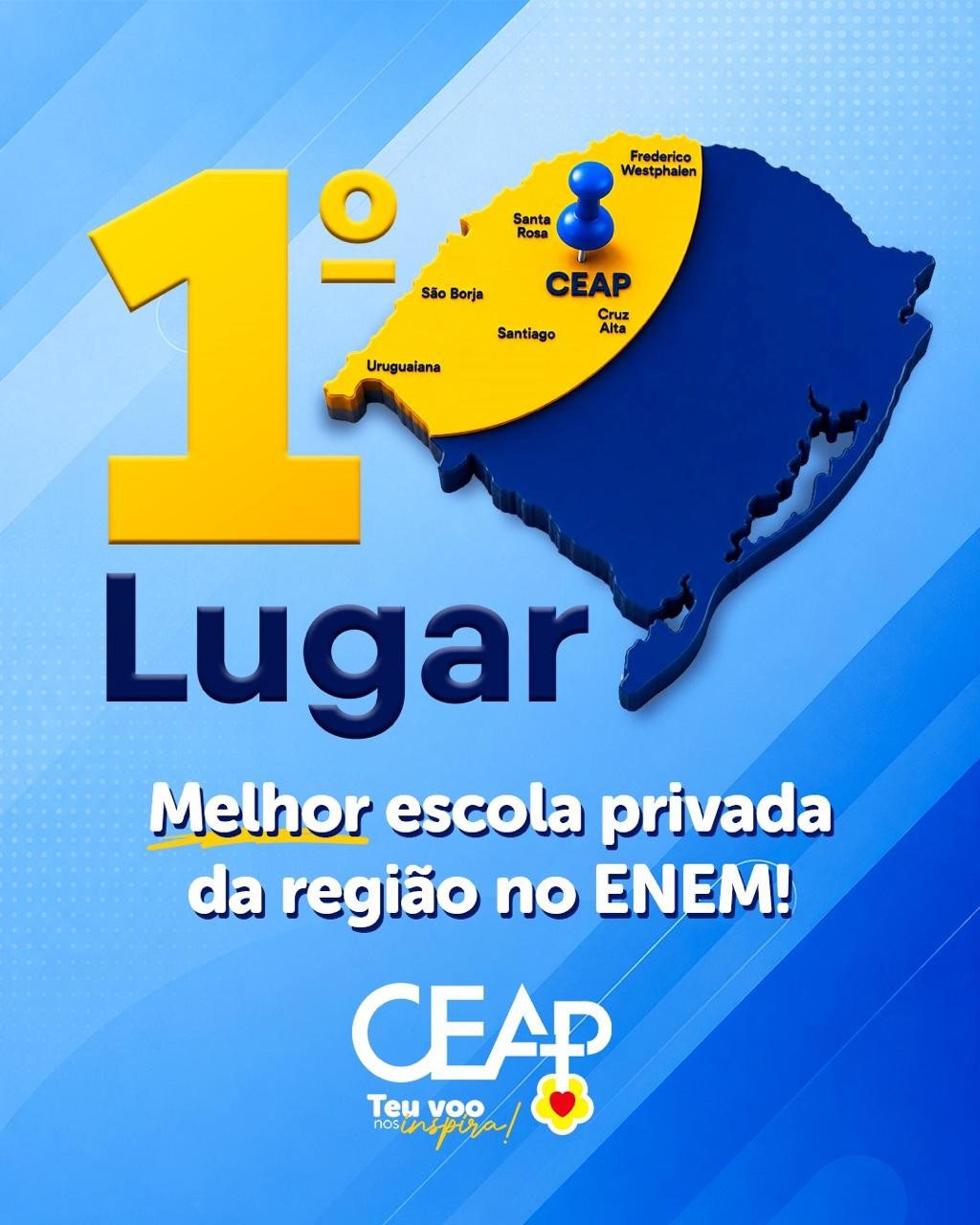CEAP é a escola privada mais bem colocada da região no ENEM